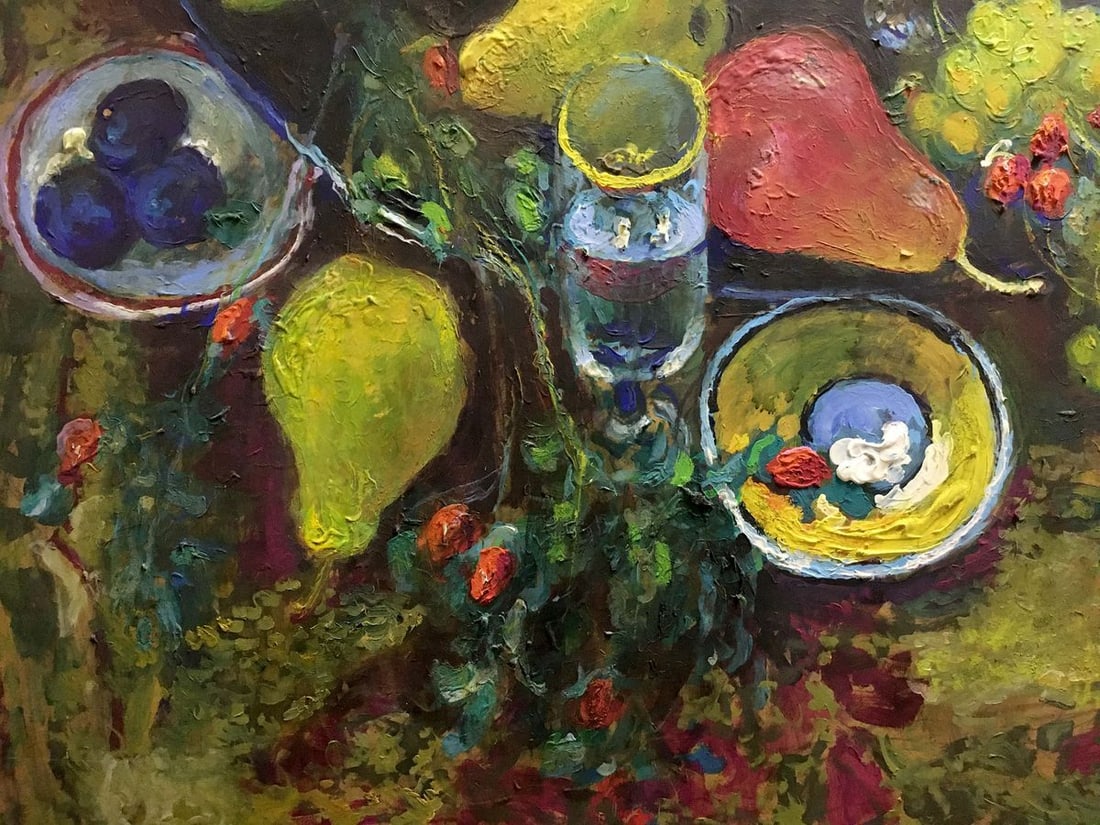 Oil painting Fruit on the table Maksimenko Nikolay Antonovich - 6