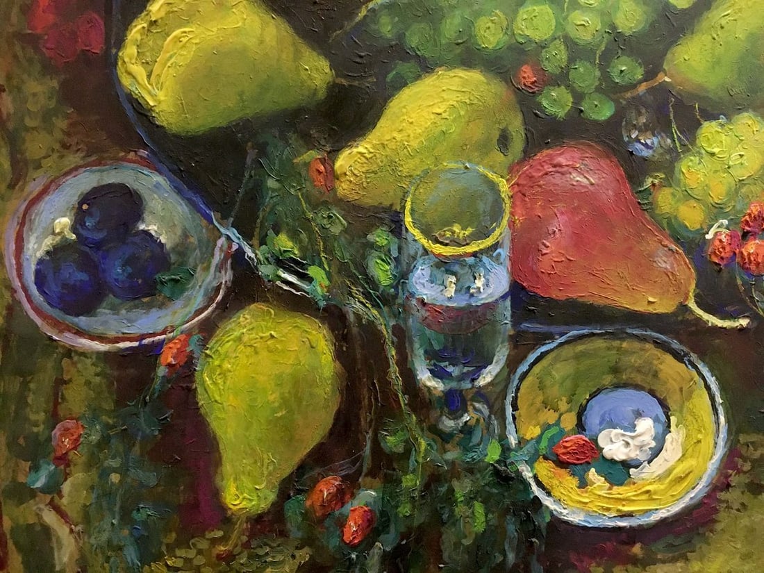 Oil painting Fruit on the table Maksimenko Nikolay Antonovich - 7