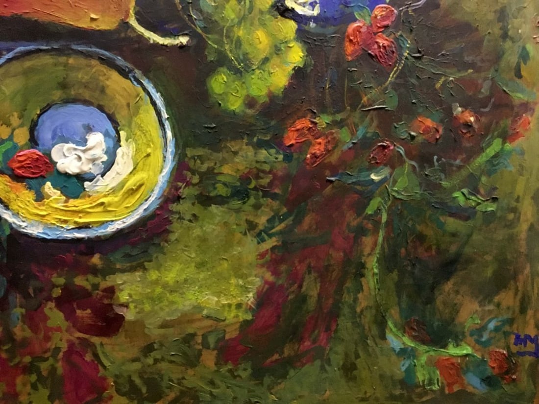 Oil painting Fruit on the table Maksimenko Nikolay Antonovich - 8