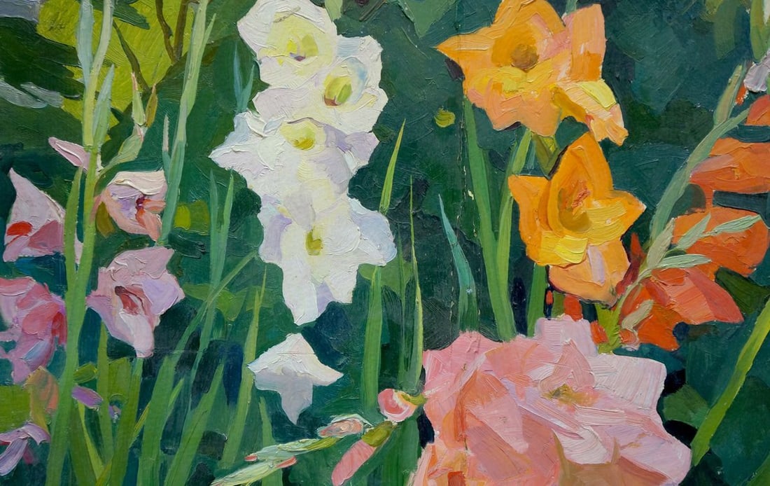 Oil painting Gladioli Balanovsky Yuri Vasilievich - 2
