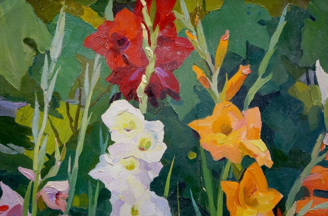 Oil painting Gladioli Balanovsky Yuri Vasilievich - 3