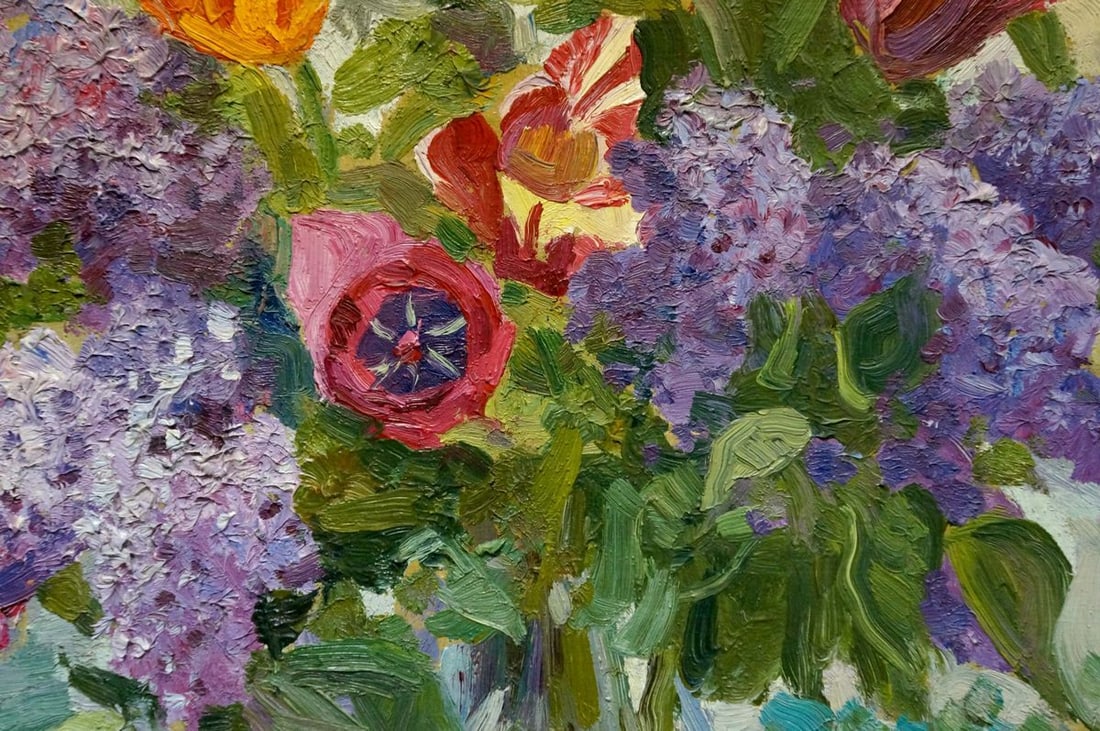 Oil painting Flowers - 6