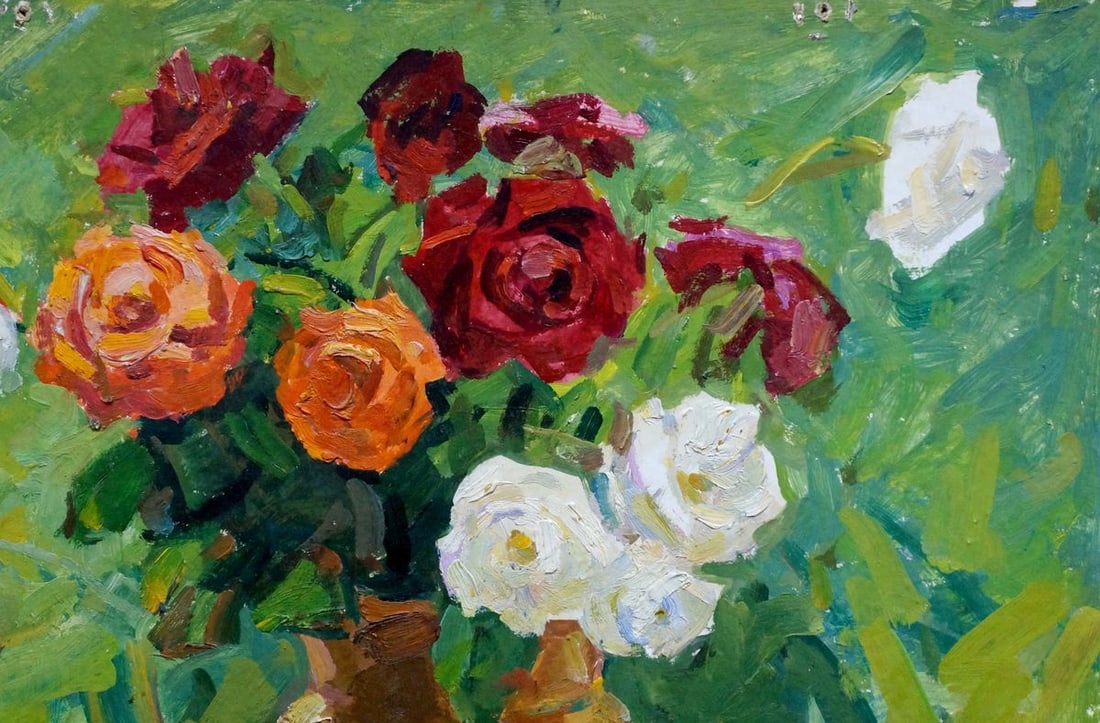 Oil painting Roses - 4