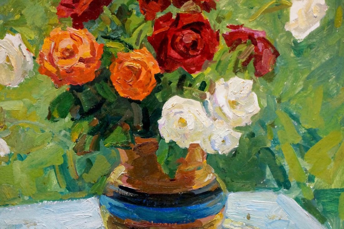 Oil painting Roses - 6