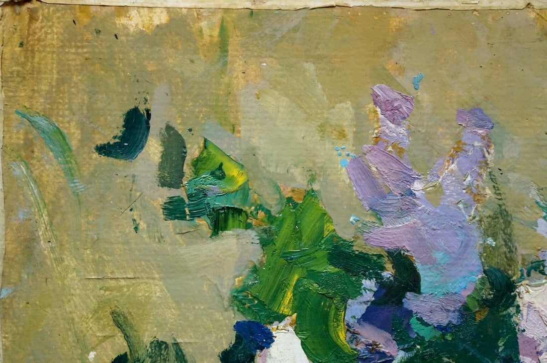 Oil painting Lilac bouquet Andrey Gennadievich Pozdeev - 4
