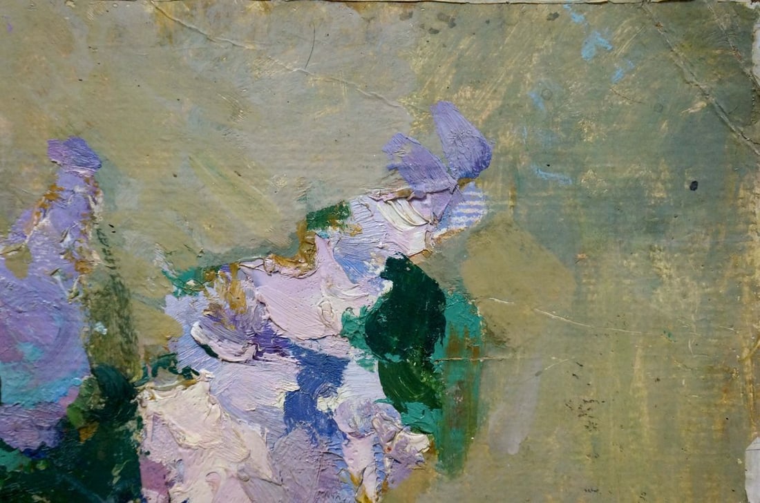 Oil painting Lilac bouquet Andrey Gennadievich Pozdeev - 5