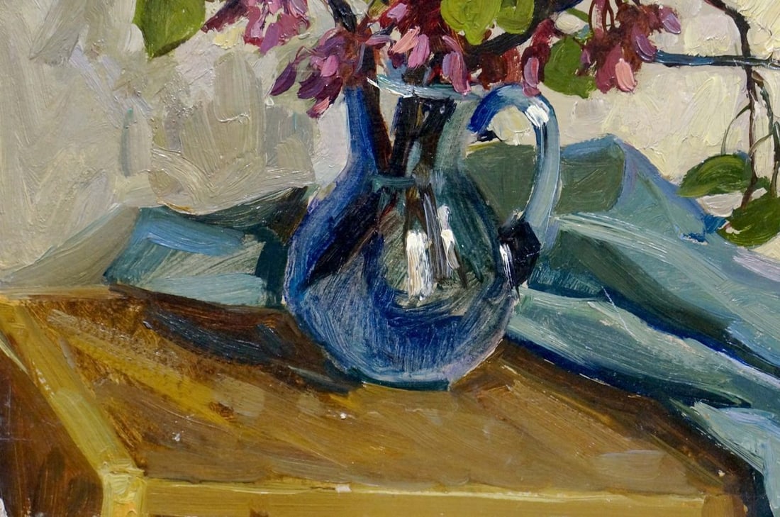 Oil painting Crimson Ostanny Galina Afanasyevna - 2