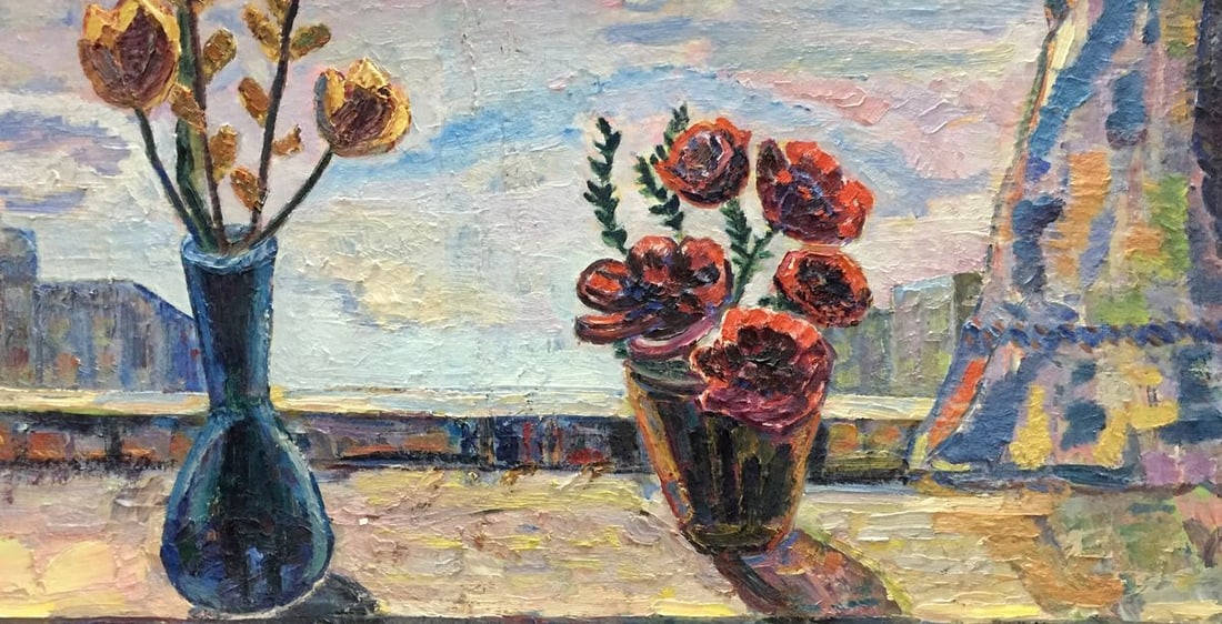 Oil panting On the window: Title: Oil panting On the window Description: NoVern 80
