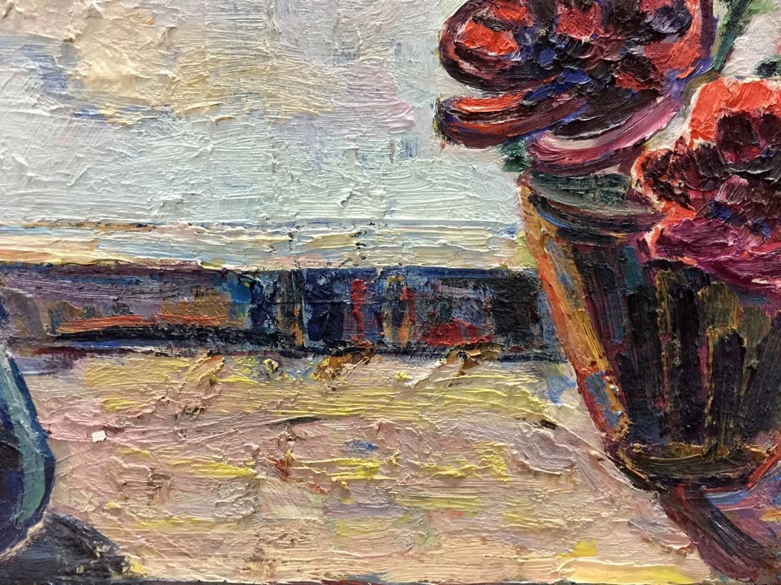 Oil panting On the window - 4