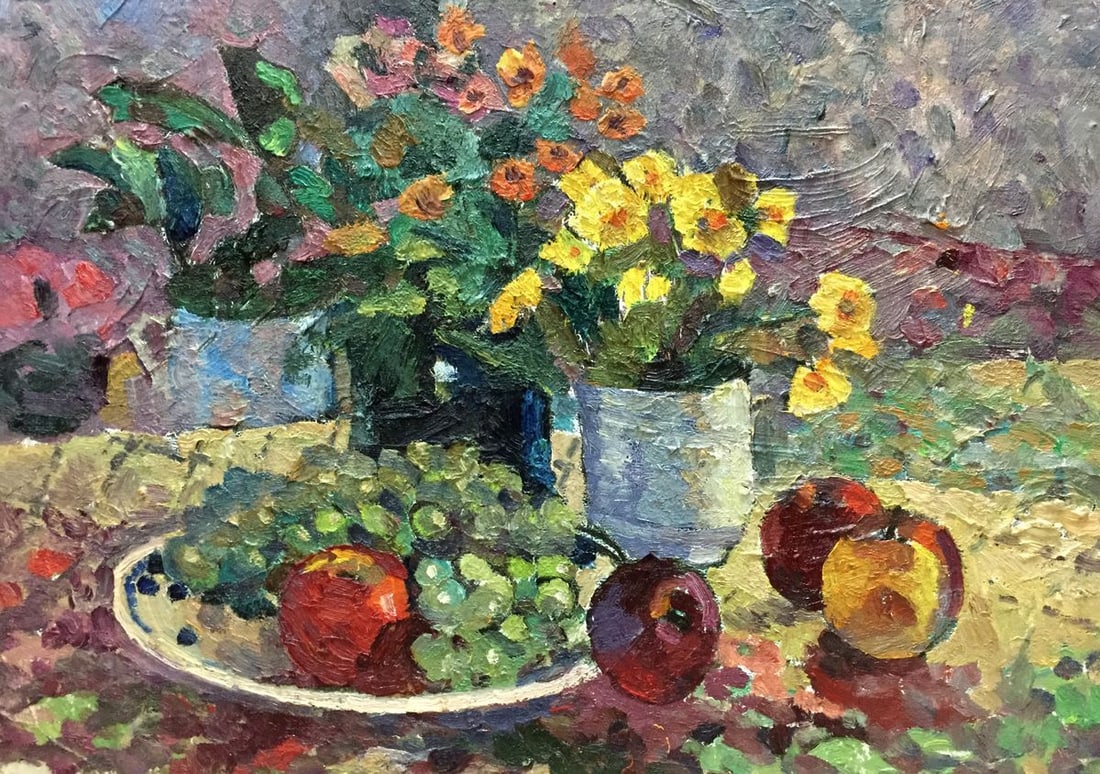 Oil painting Fruit on the table Bezugly Danilo Ivanovich (1 of 12)