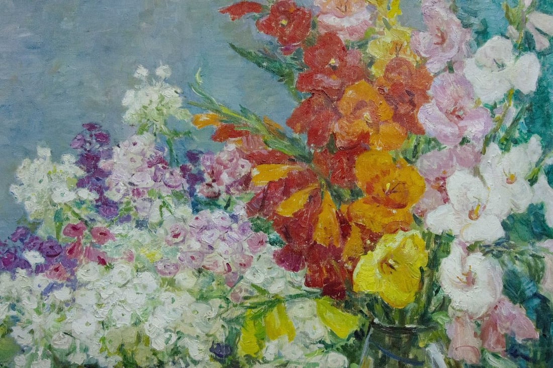 Oil painting Flowers Khitrova Tamara Aleksandrovna - 2