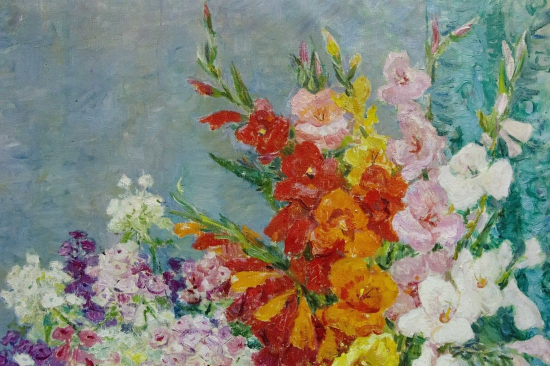 Oil painting Flowers Khitrova Tamara Aleksandrovna - 4