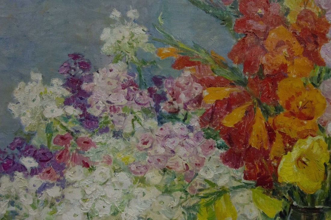 Oil painting Flowers Khitrova Tamara Aleksandrovna - 7