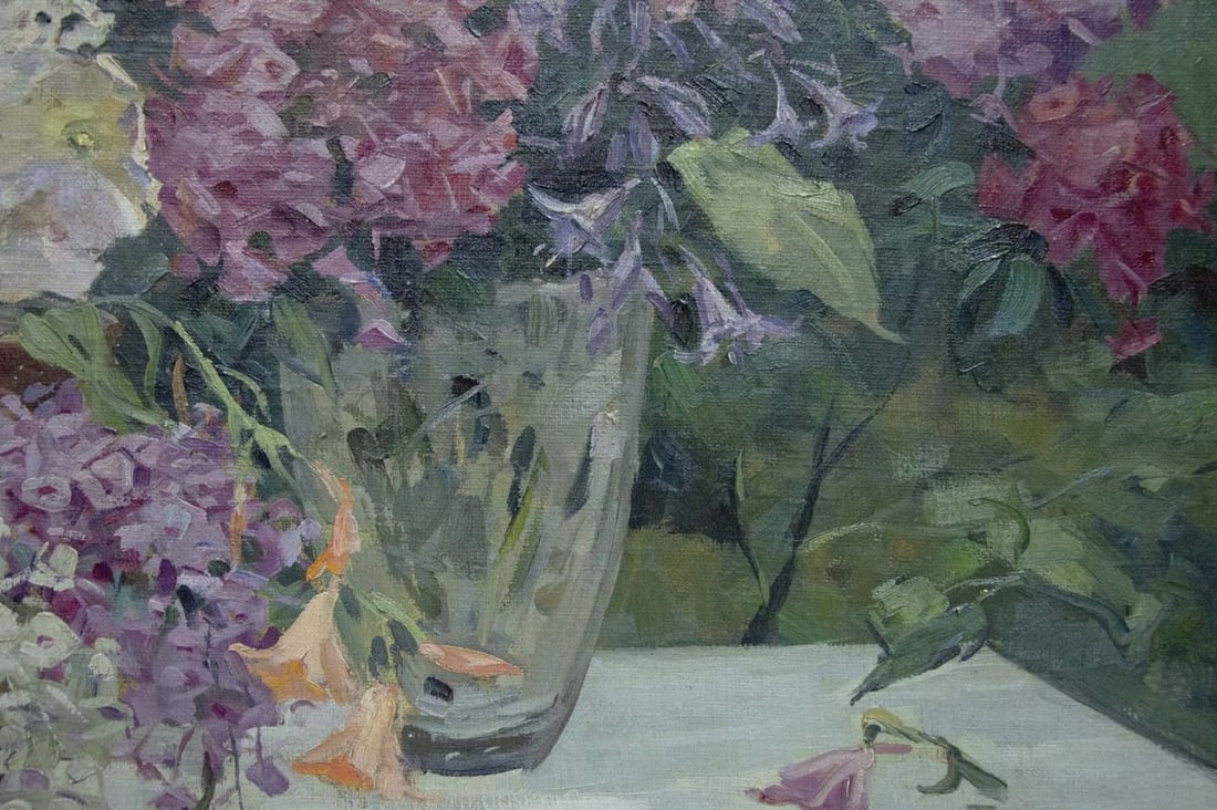 Oil painting Lilac - 6