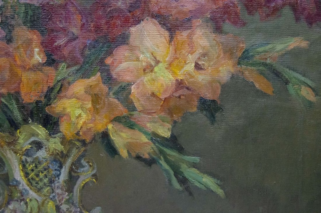 Oil painting Flowers Glushchenko Maria Davidovna - 4