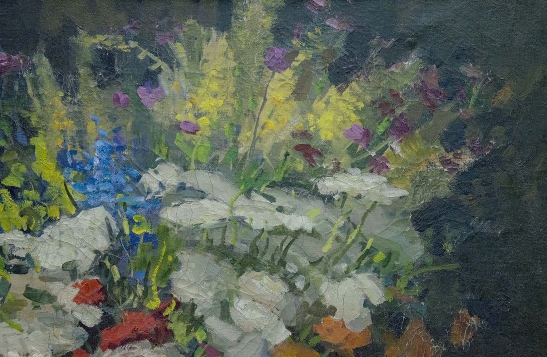 Oil painting Flowers Zhugan Vladimir Alexandrovich - 2