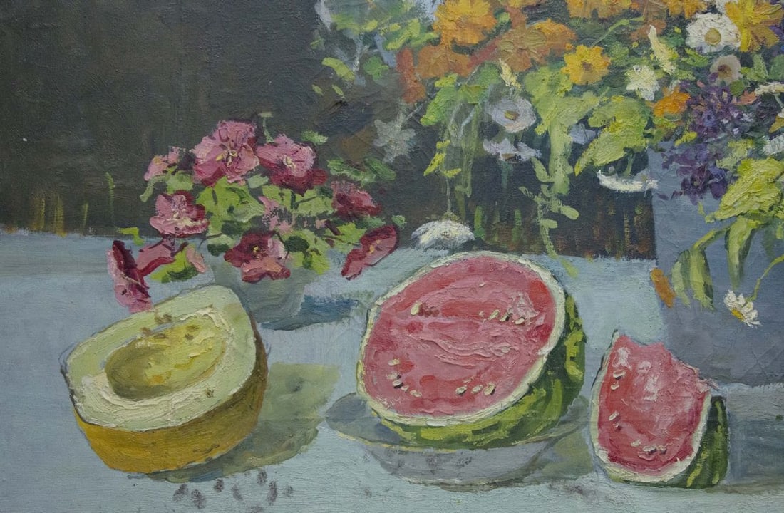 Oil painting Flowers Zhugan Vladimir Alexandrovich - 4