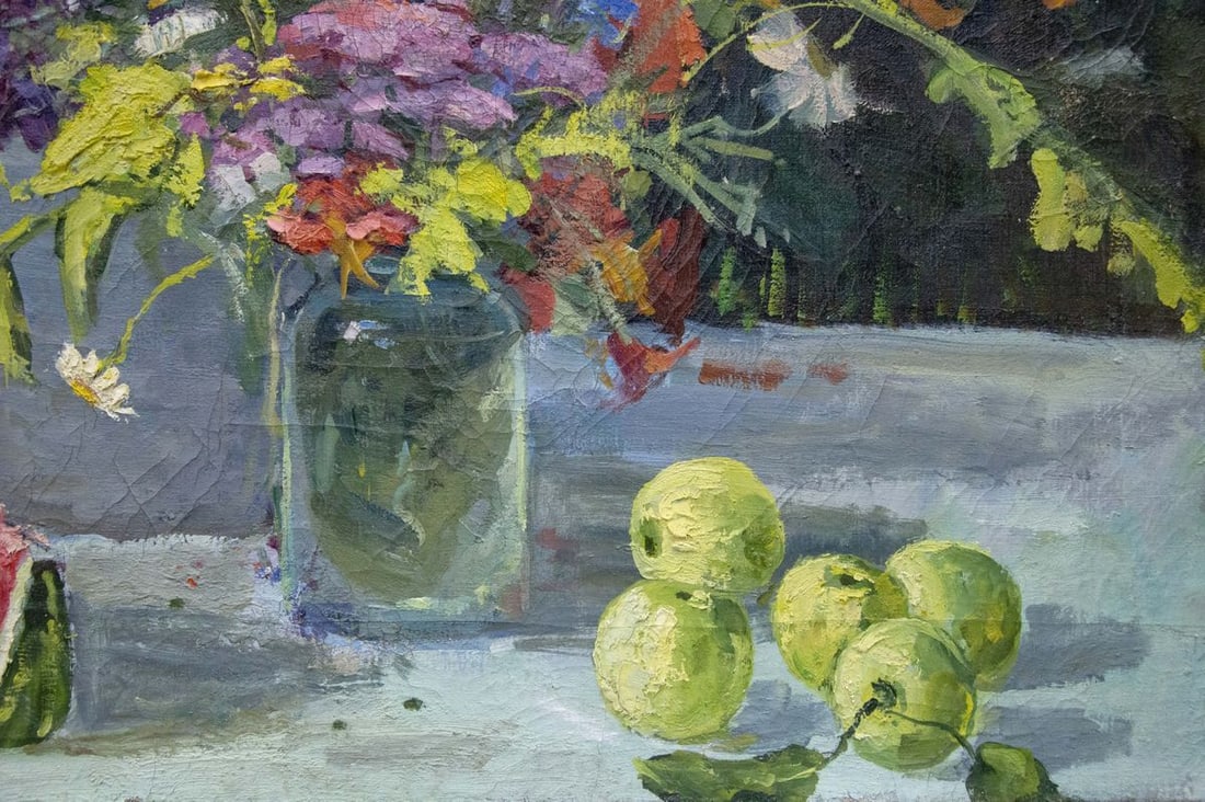 Oil painting Flowers Zhugan Vladimir Alexandrovich - 5