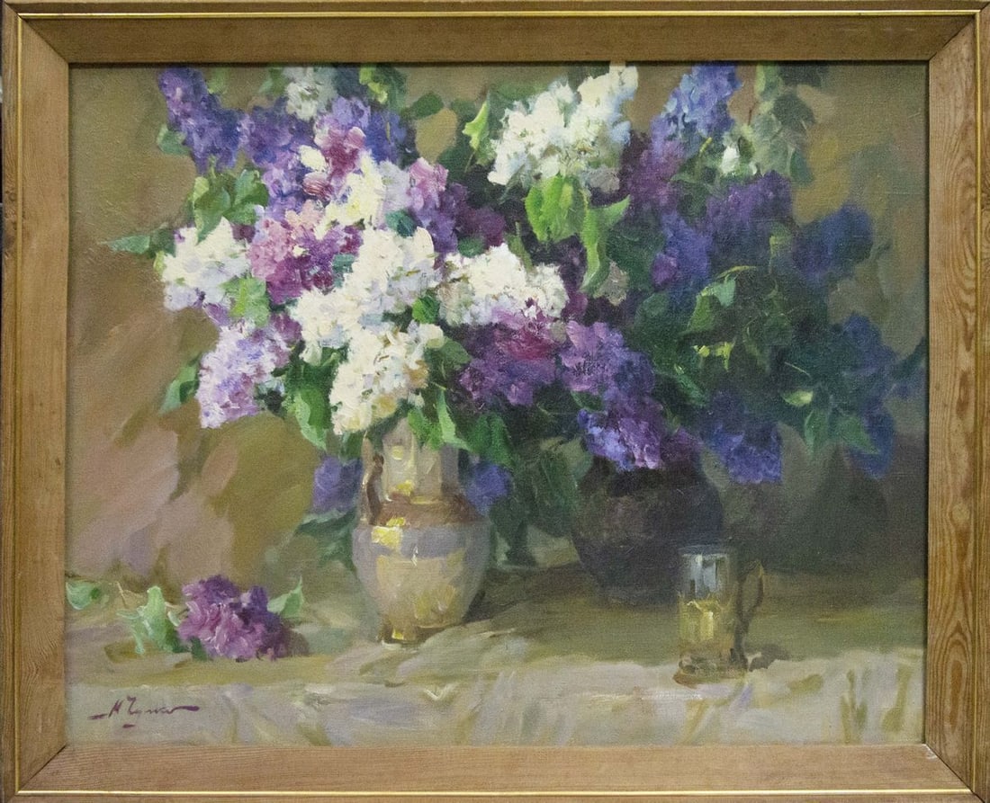 Oil painting Still life Chulko Nikolay Fedorovich: Title: Oil painting Still life Chulko Nikolay Fedorovich Description: NoVernd 196 *** ABOUT THIS PAINTING *** * TITLE: "Still life" * ARTISTS: Chulko Nikolay Fedorovich * SIZE: 80x100 cm/'31.49x39.37 