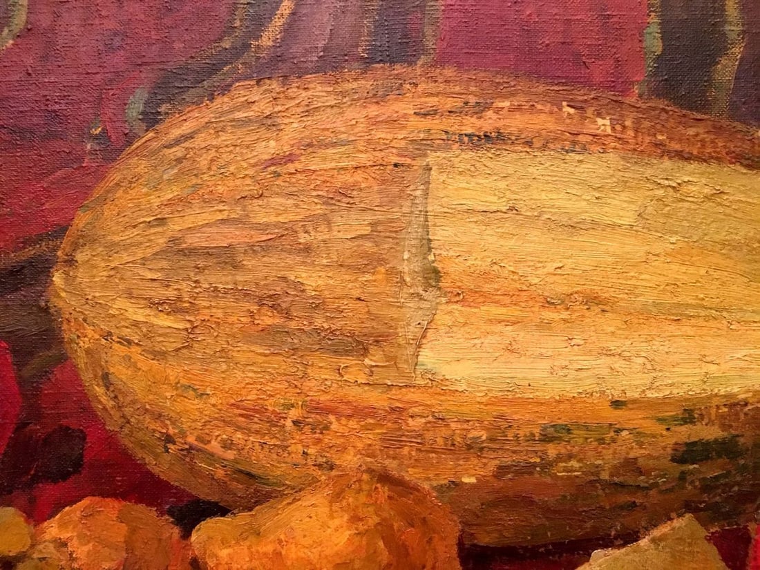Oil painting Still life with melon - 4