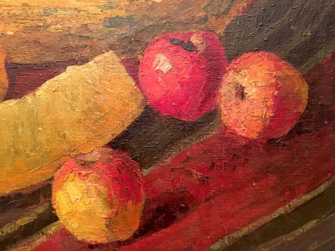 Oil painting Still life with melon - 7