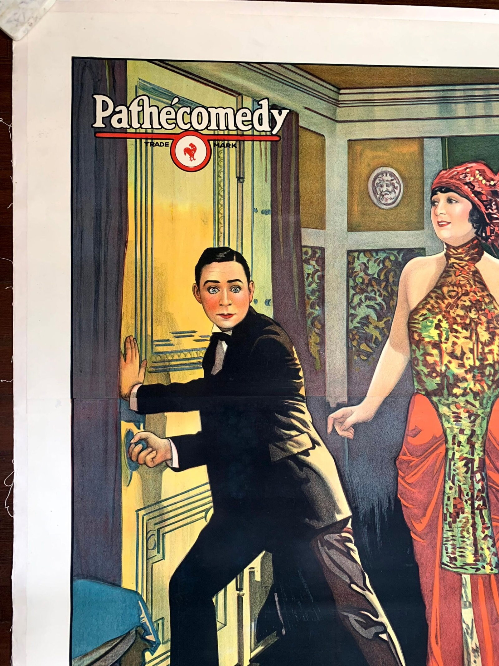 Flickering Youth - Mack Sennett (1924) US 3 Sheet Stone Lithograph by Morgan Litho. Co. LB - 2