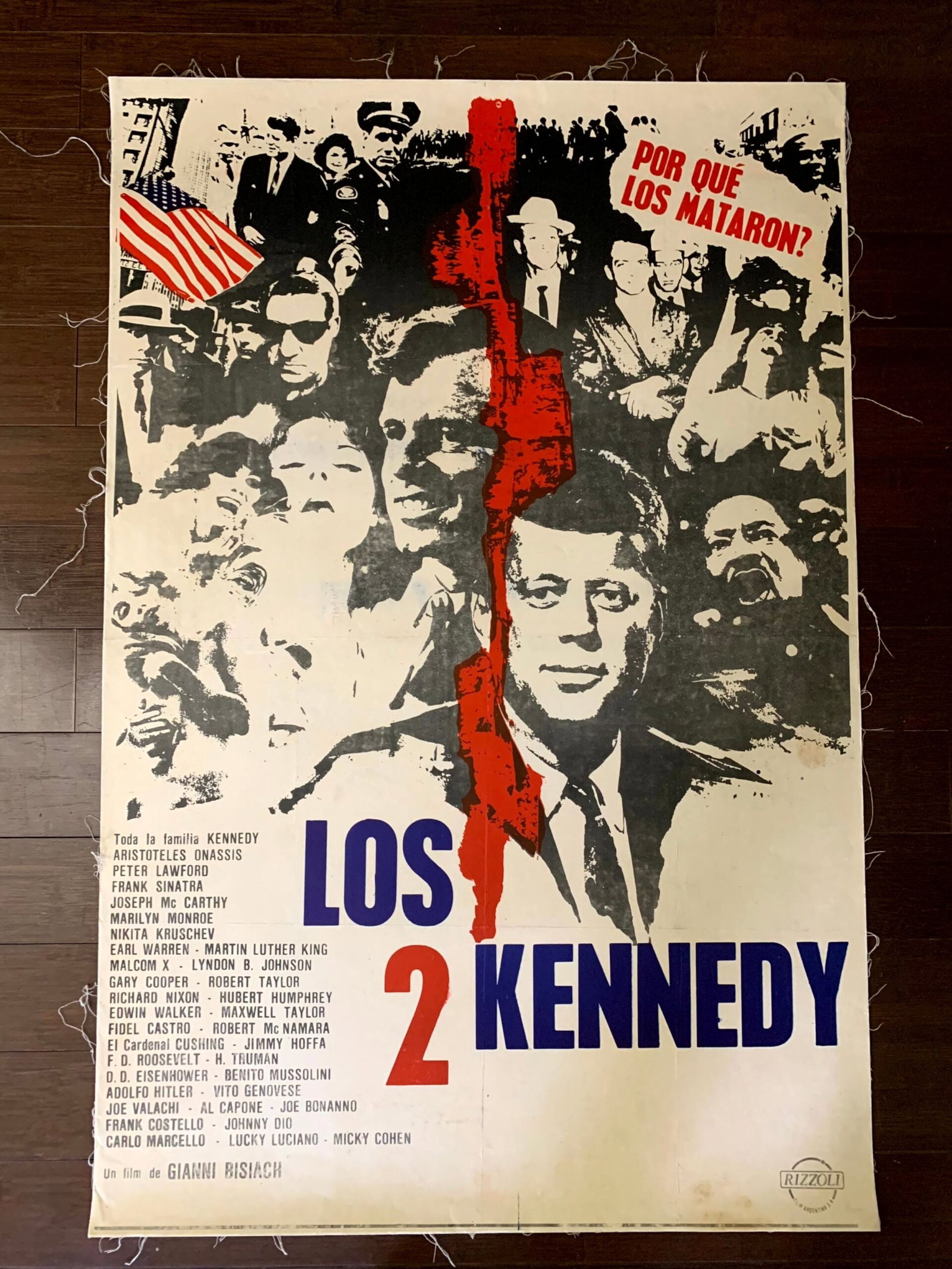 Los 2 Kennedy (2016) 28"x42" Argentine Movie Poster LB (1 of 1)