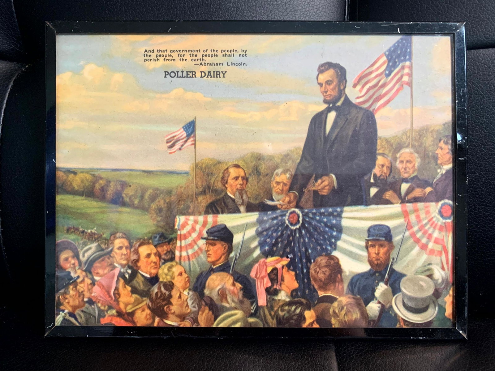 Patriotic Americana Bundle x5 (1918) 8"x6" US Framed Prints (1 of 5)