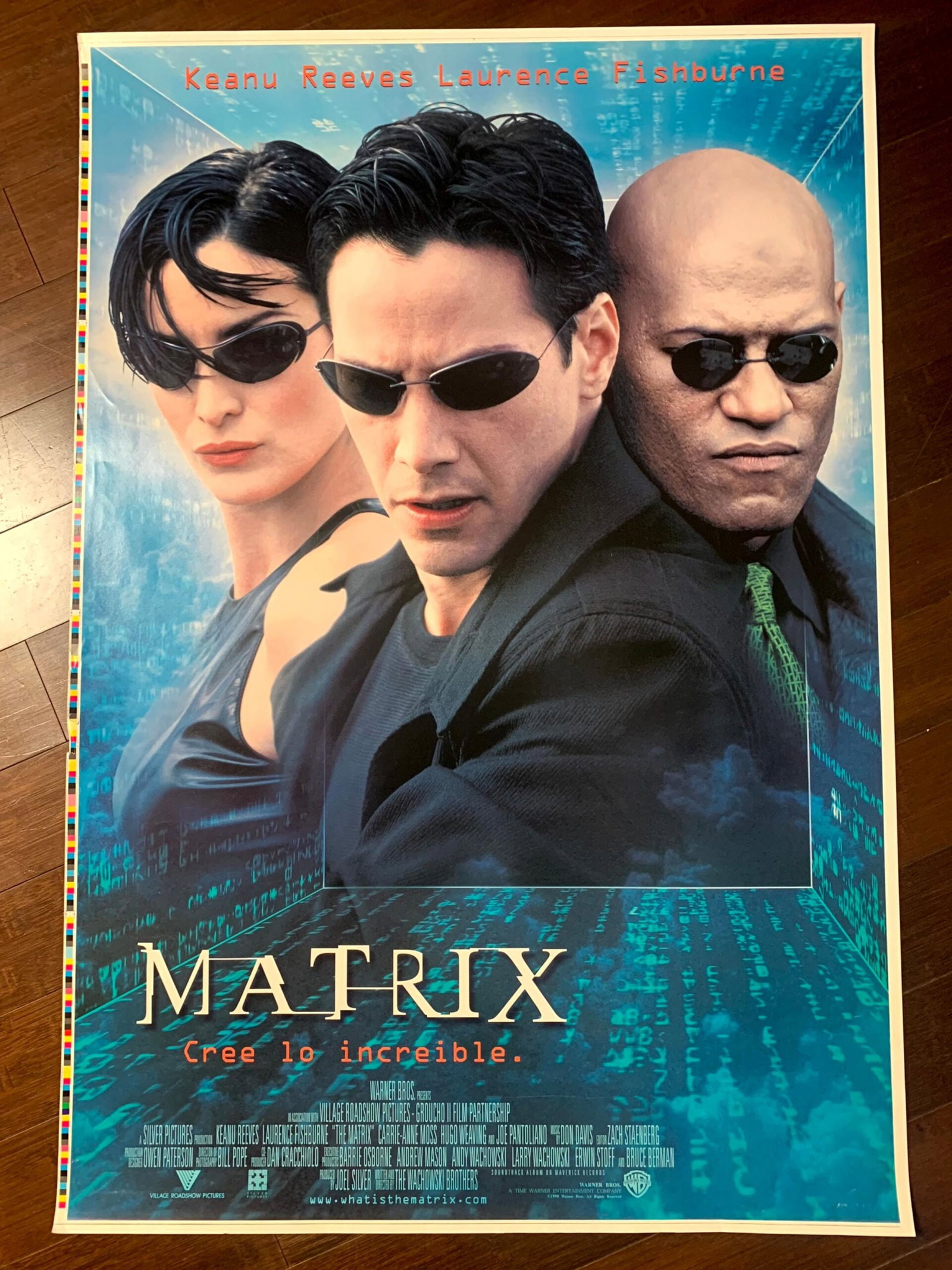 The Matrix - Uncut Printers Proof (1999) 27.5"x41" Spanish Movie Poster: Title: The Matrix - Uncut Printers Proof (1999) 27.5"x41" Spanish Movie Poster Description: The Matrix - Uncut Printers Proof (1999) 27.5"x41" Spanish Movie Poster Please refer to the attached photos 