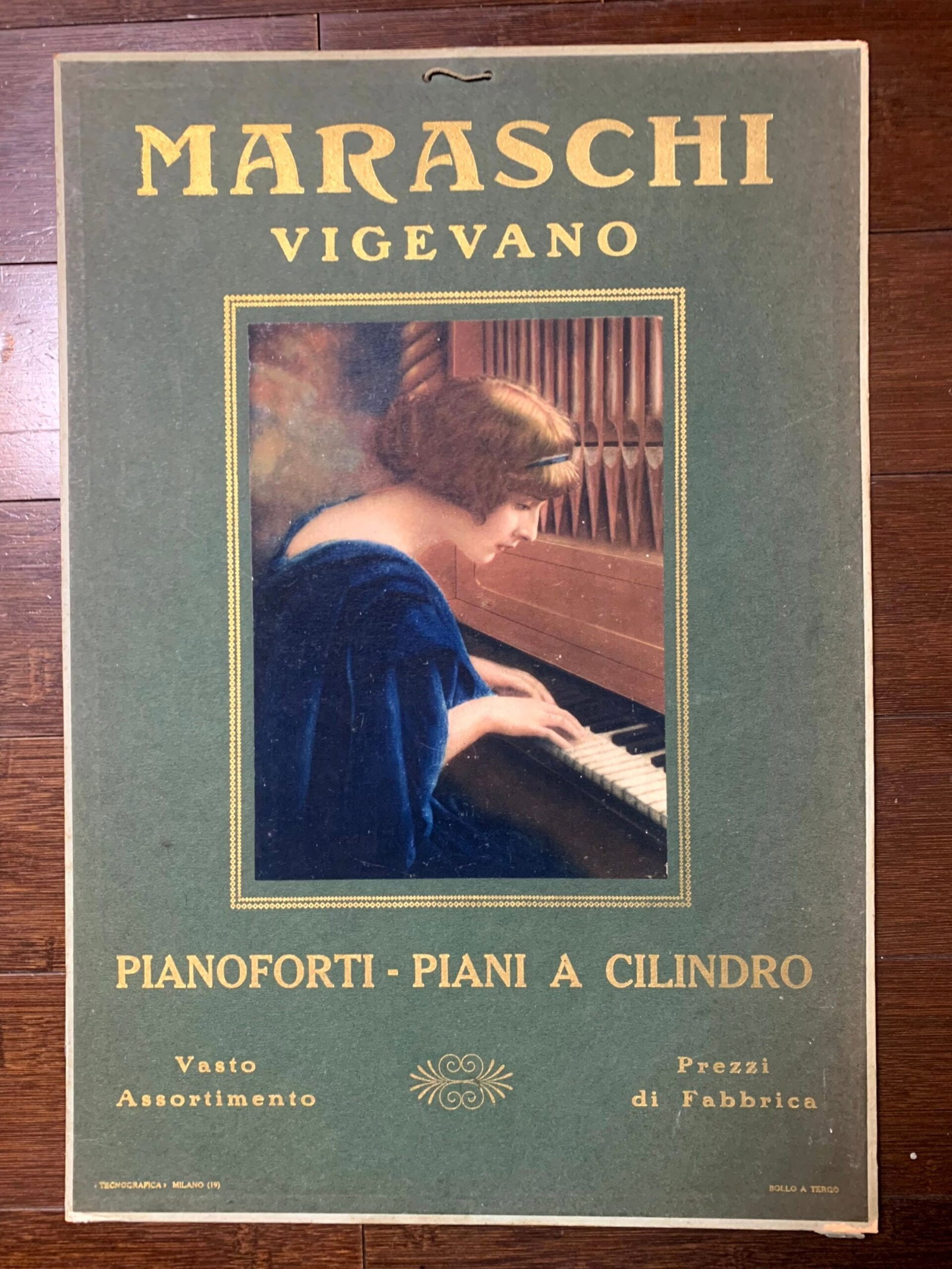 French Musical Advertising Bundle x3 (1922) 12.75"x18.5" Italian Advertising Posters (1 of 3)