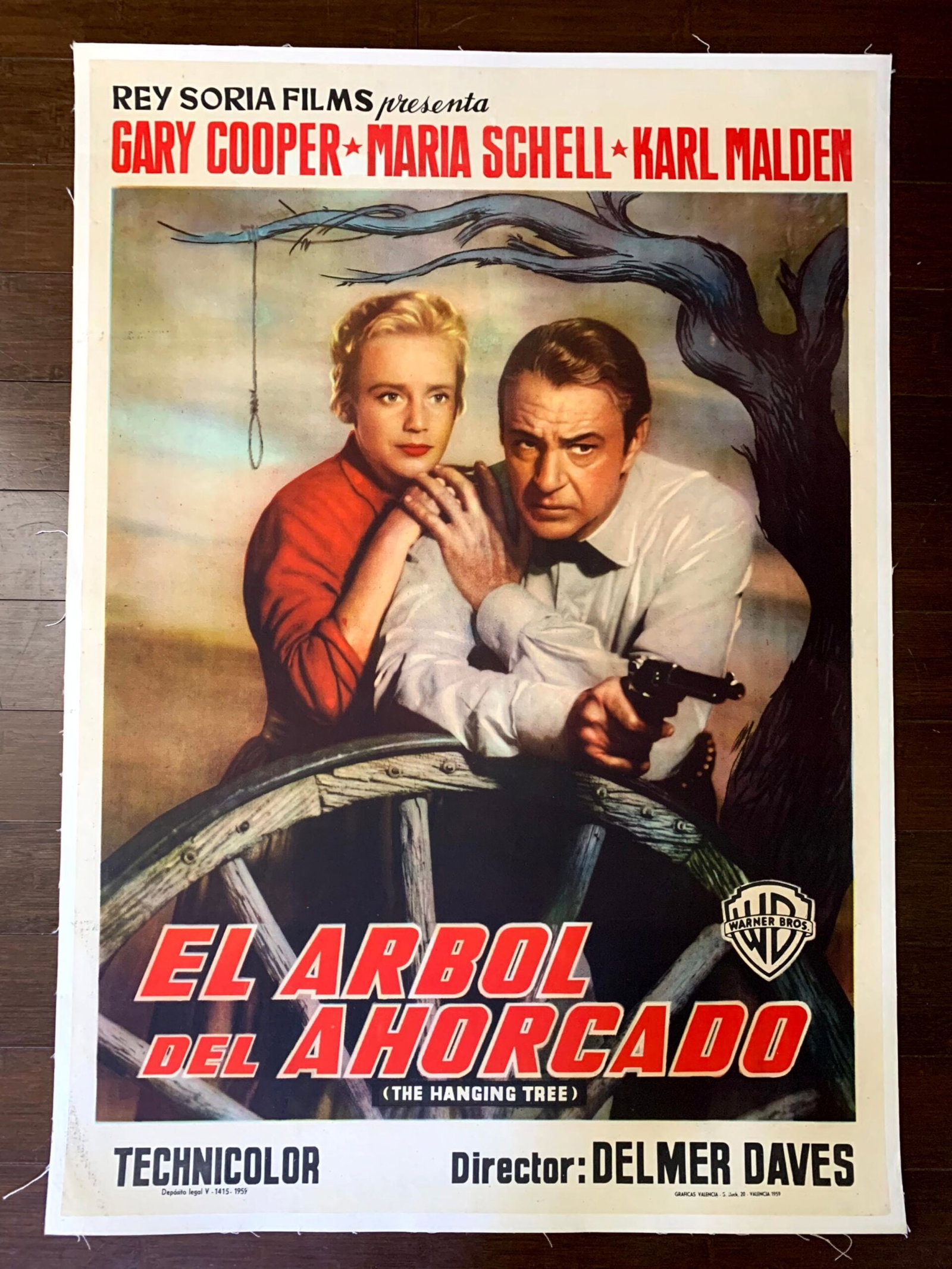 Spanish Movie Bundle x2 - Cooper & Donat (1959) 27.5x39.5 Spanish Movie Posters LB (1 of 2)