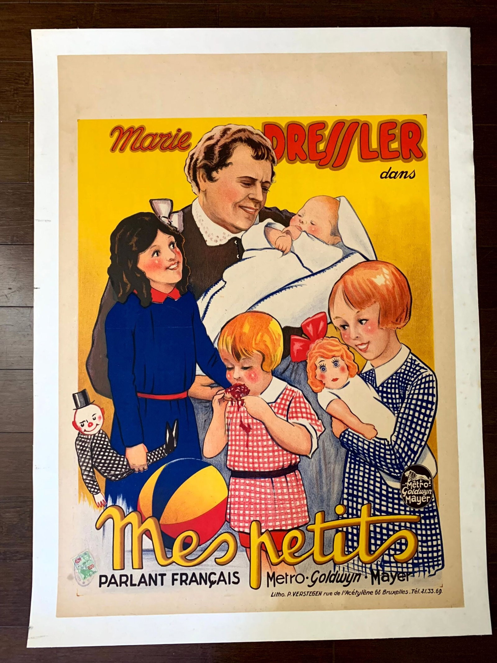 Emma - Marie Dressler (1932) 24"x33.5" Belgian Movie Poster LB (1 of 1)