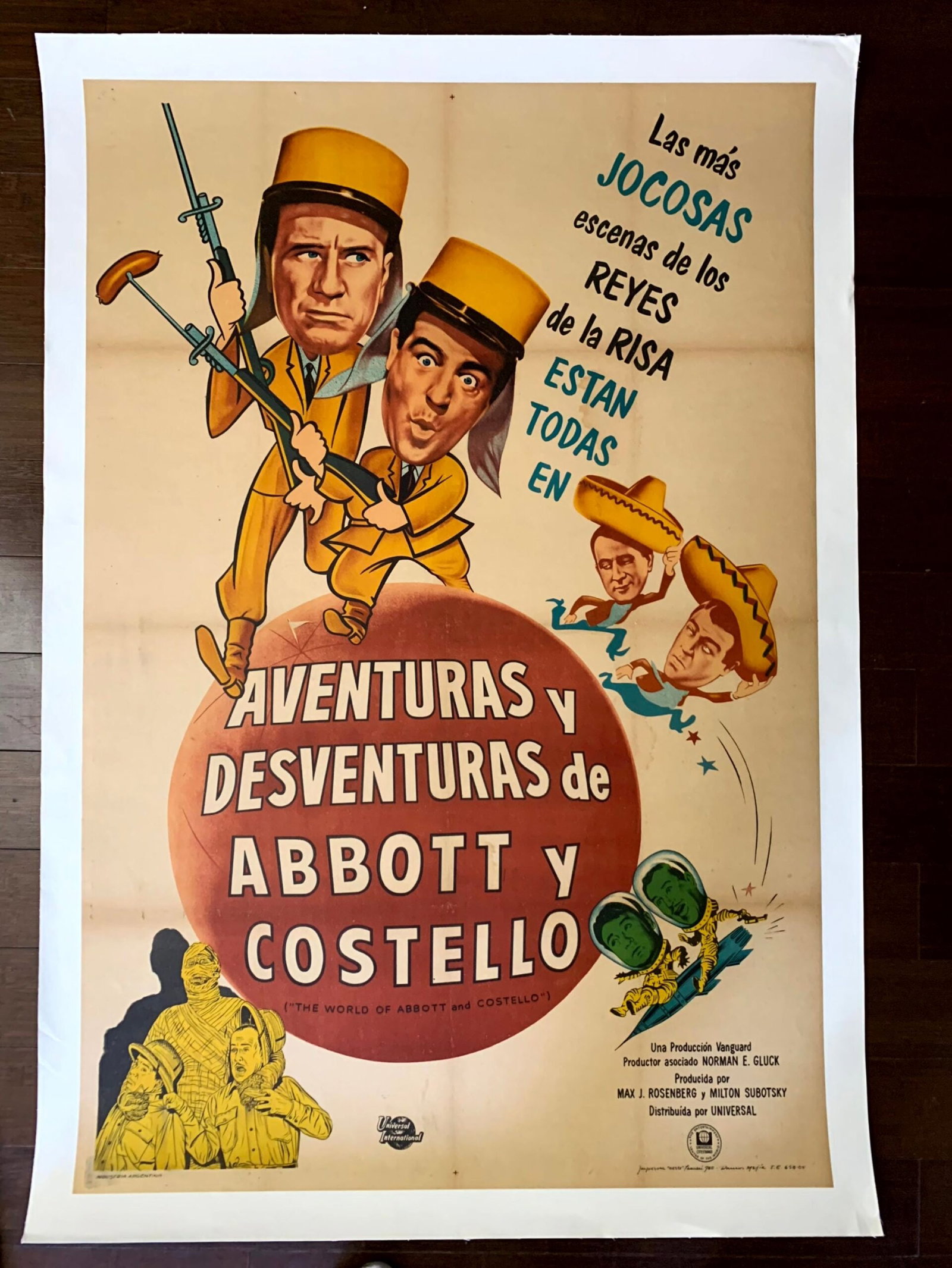 Spanish Comedy Bundle x2 (1960's) 29"x43.5" Argentine Movie Posters LB (1 of 2)