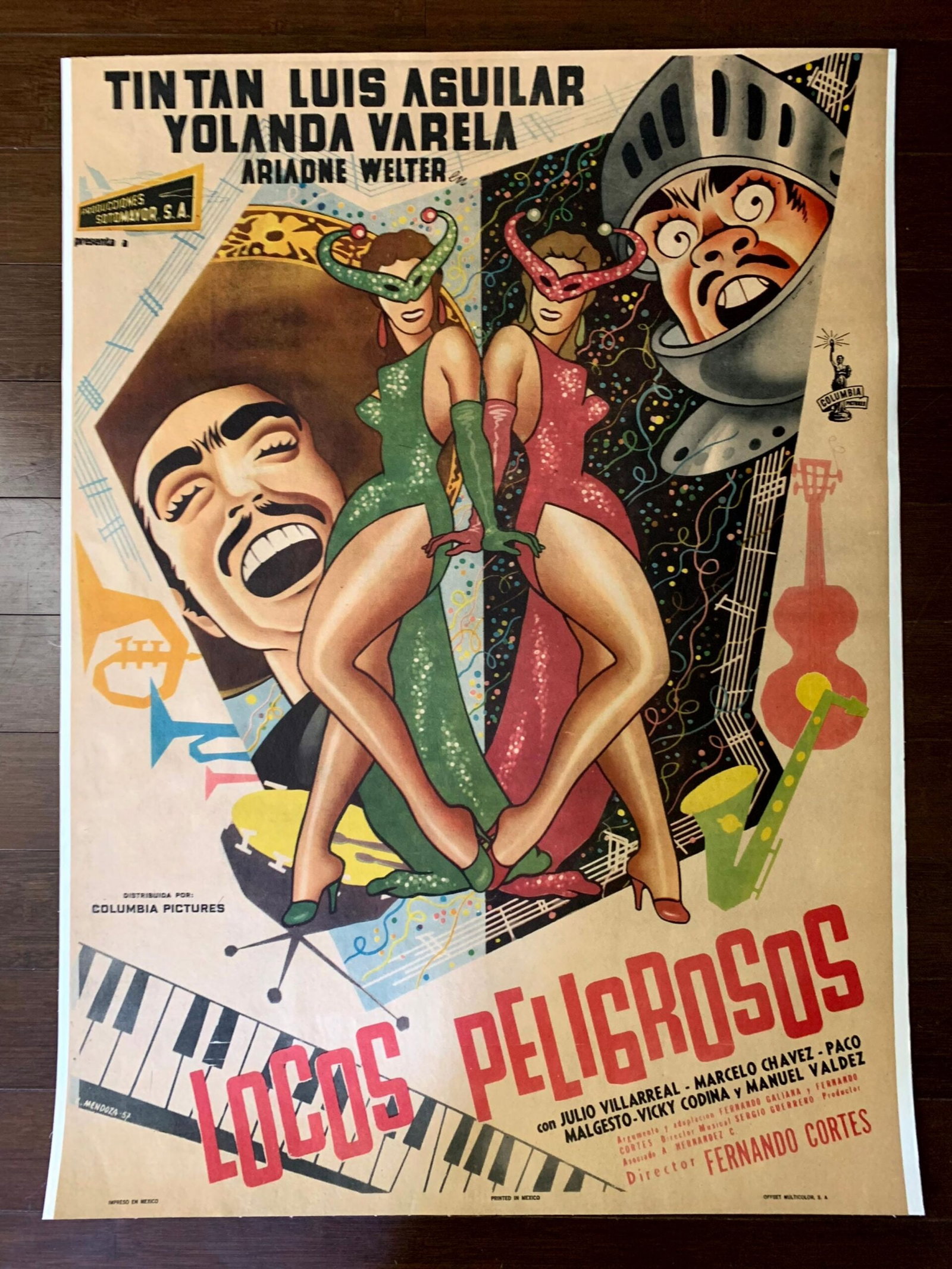Mexican Movie Bundle - Tin Tan & More (1990) 27.75"x39" Mexican Movie Posters LB - 3