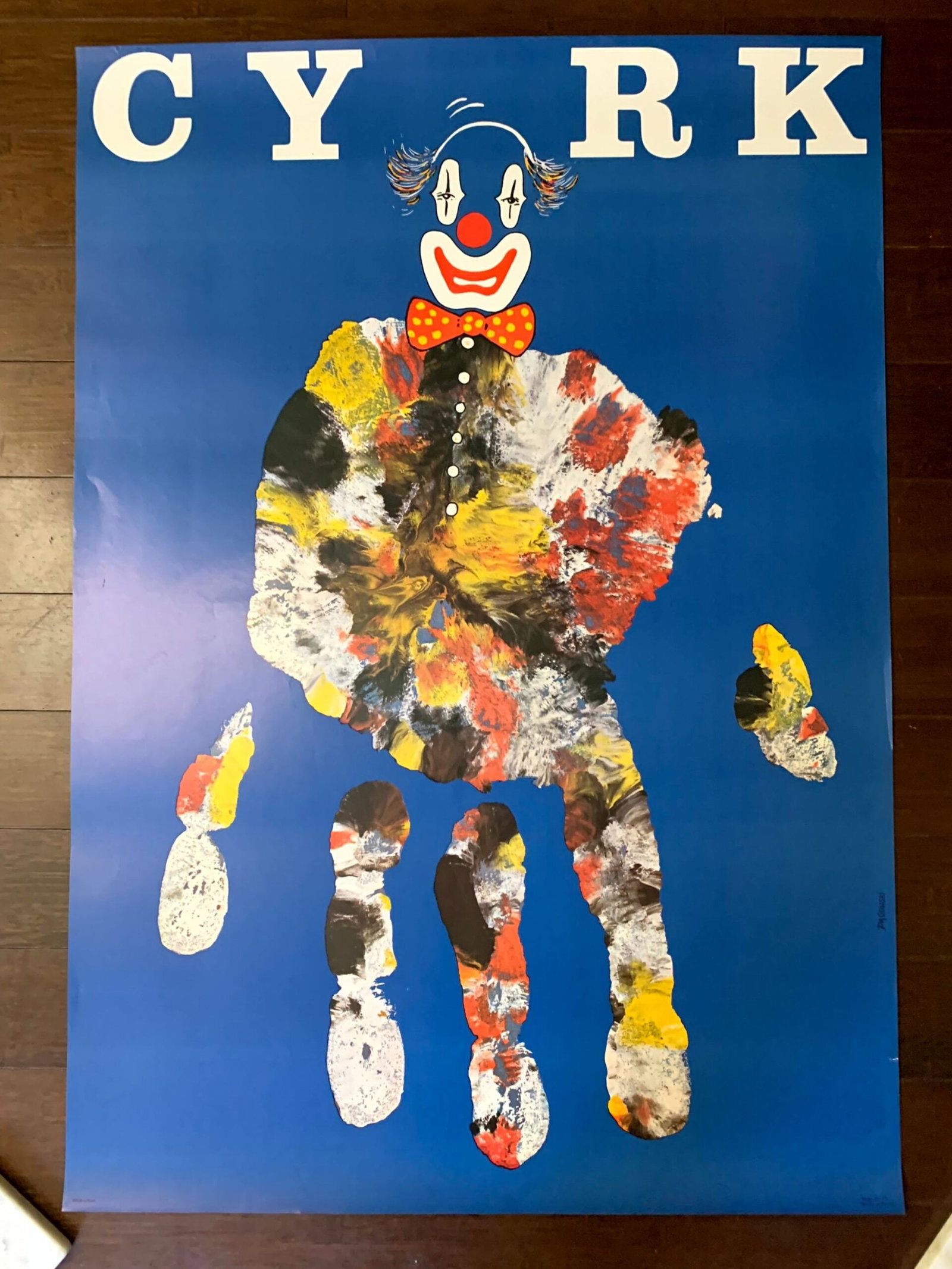 Circus Clown Bundle x5 - Art Pagowski (1978) 26.5"x38.5" Polish Circus Posters (1 of 5)