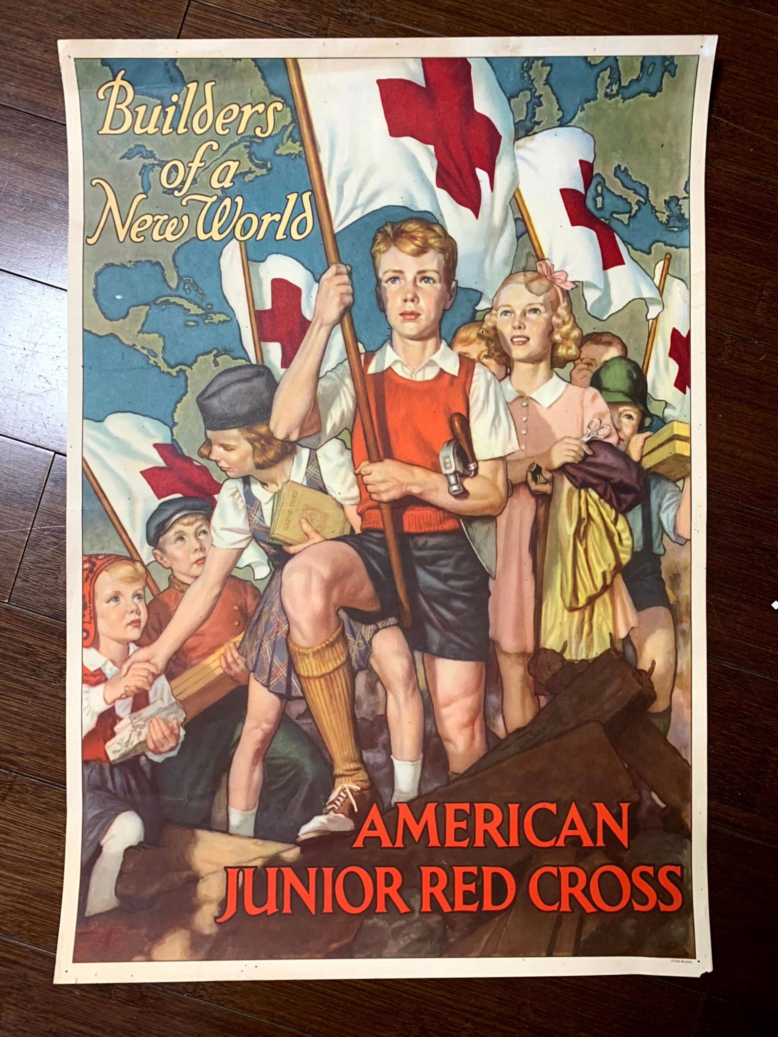 Red Cross Bundle x7 - Art By William B. King & More (1910's) 20.5"x27.5" US Red Cross War Posters - 3