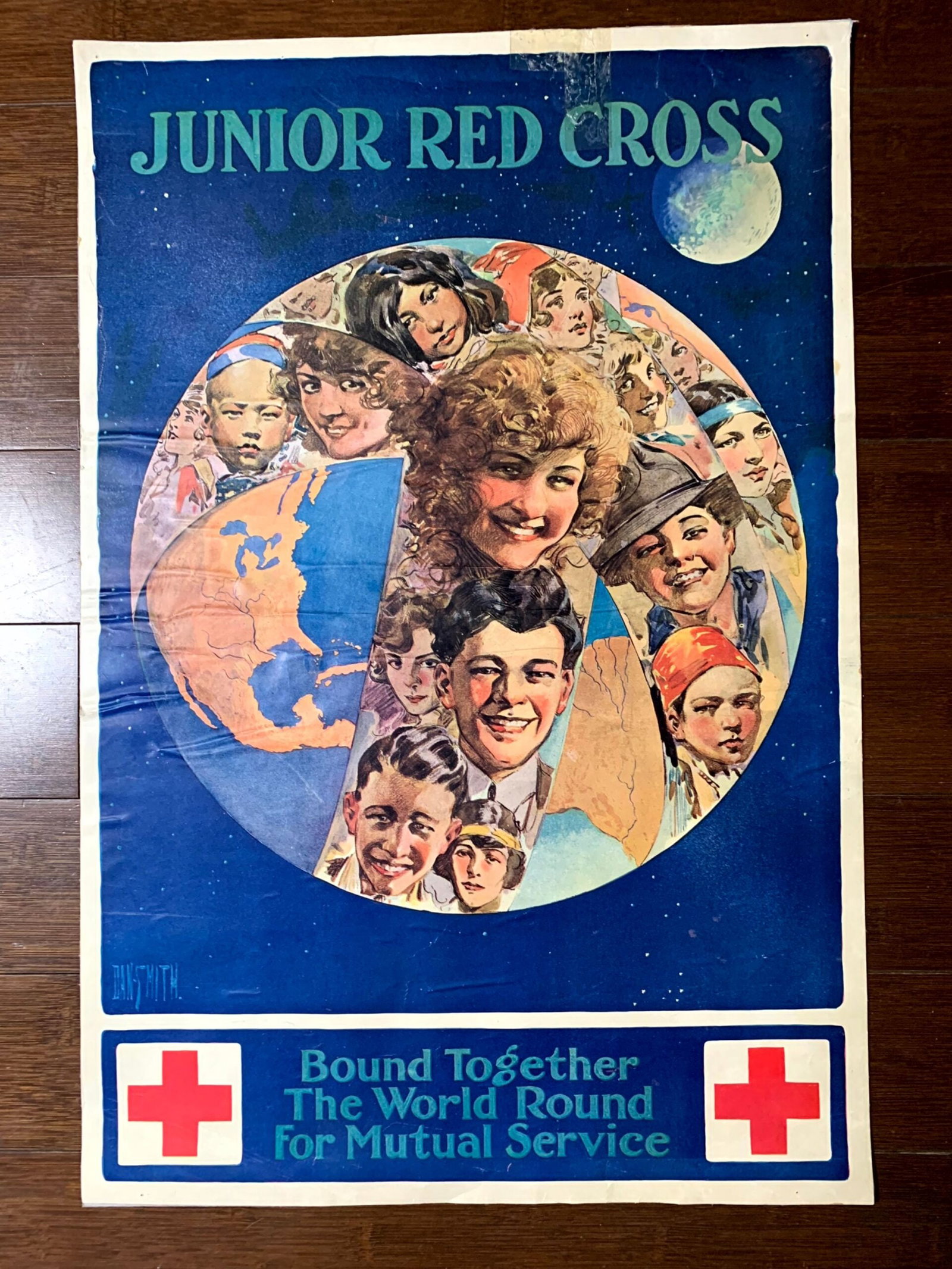 Red Cross Bundle x7 - Art By William B. King & More (1910's) 20.5"x27.5" US Red Cross War Posters - 4