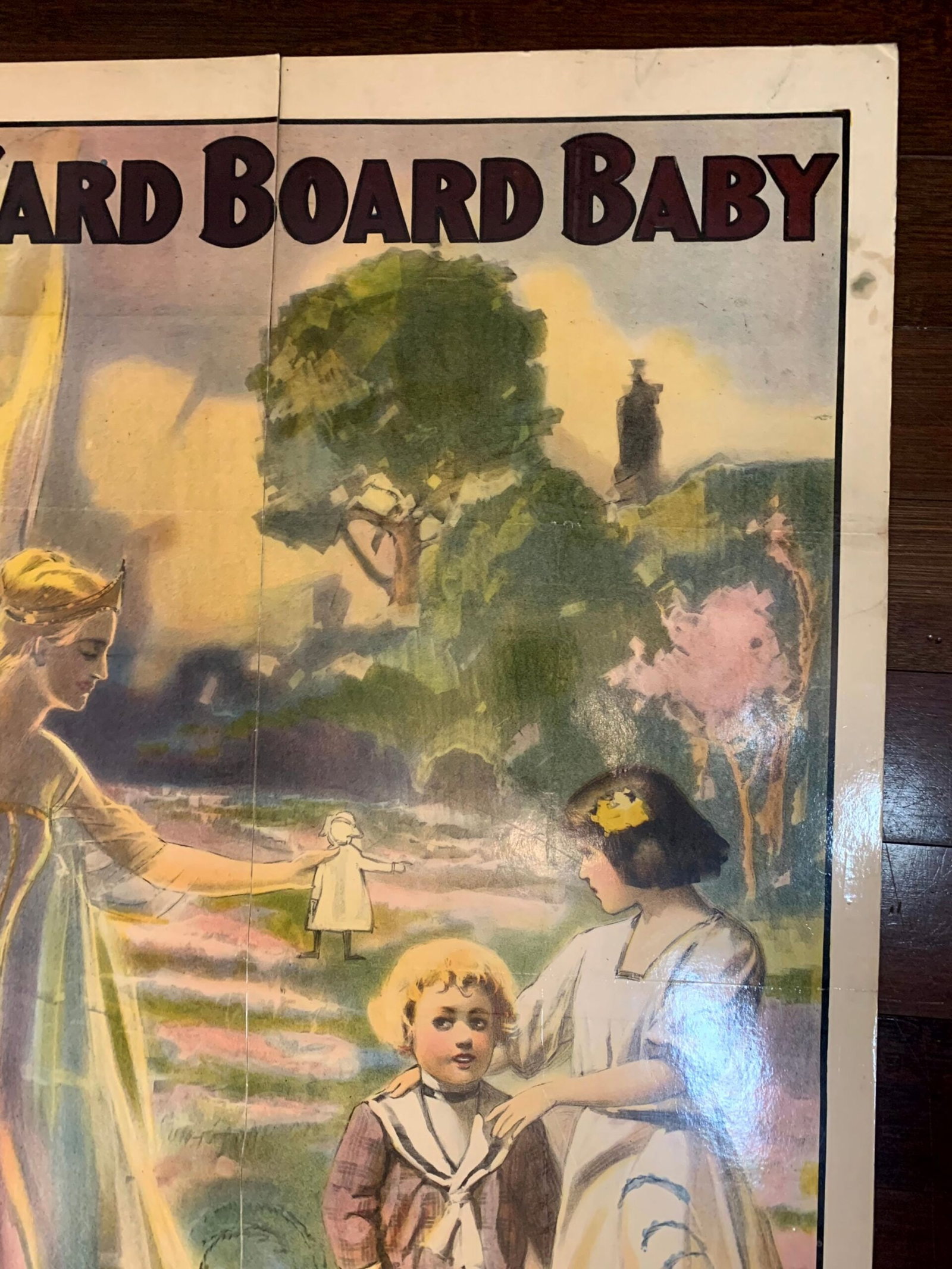 The Cardboard Baby - George Melford - Rare (1909) US One Sheet Movie Poster - Laminated - 2