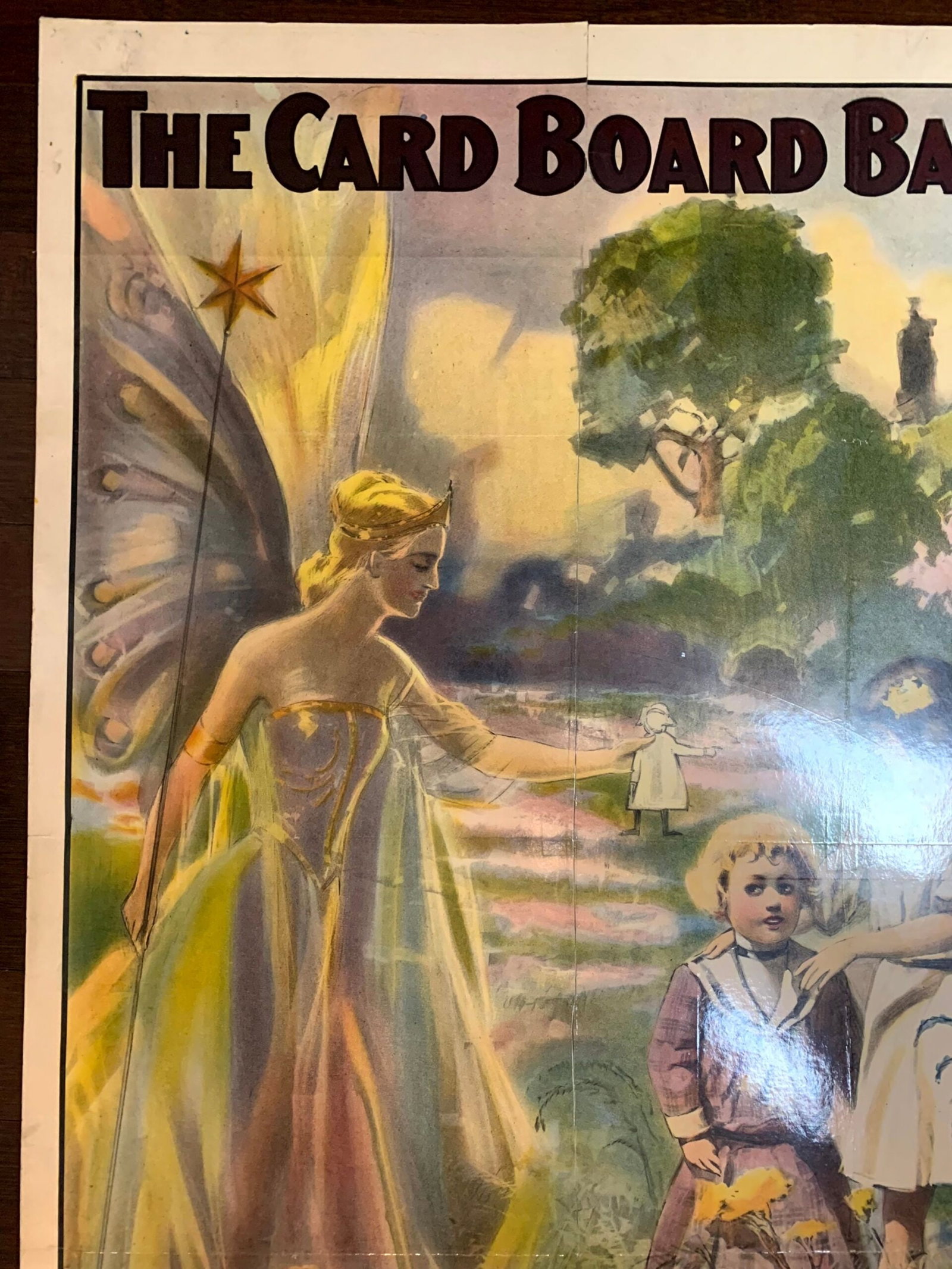 The Cardboard Baby - George Melford - Rare (1909) US One Sheet Movie Poster - Laminated - 3