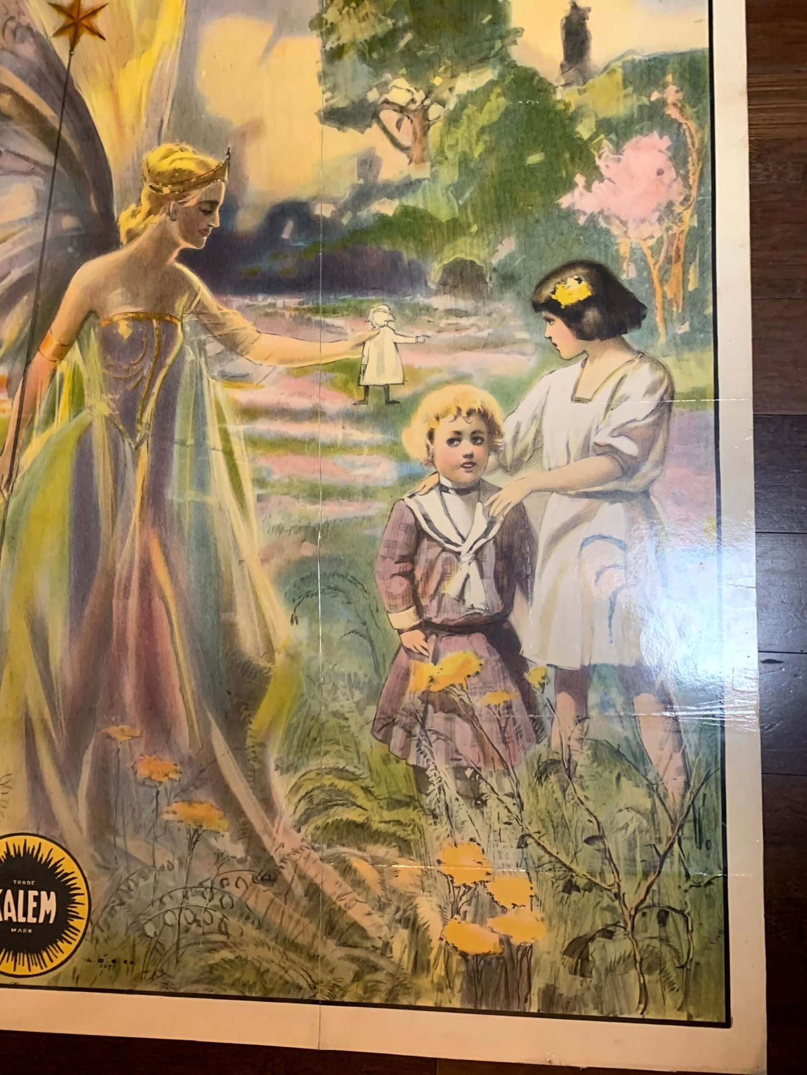 The Cardboard Baby - George Melford - Rare (1909) US One Sheet Movie Poster - Laminated - 5