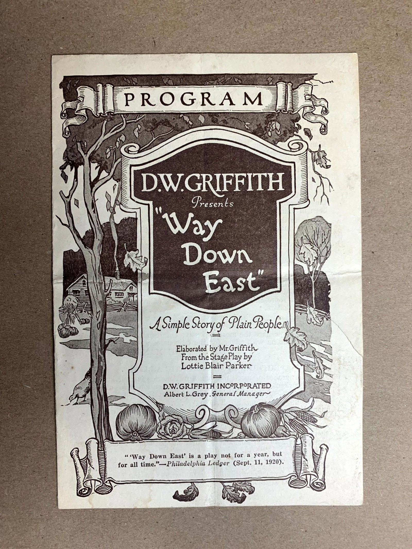 Theater Programs (1930's-60) US (37 Peices) Carmen, Way Down East, Les Miserables & More (1 of 20)