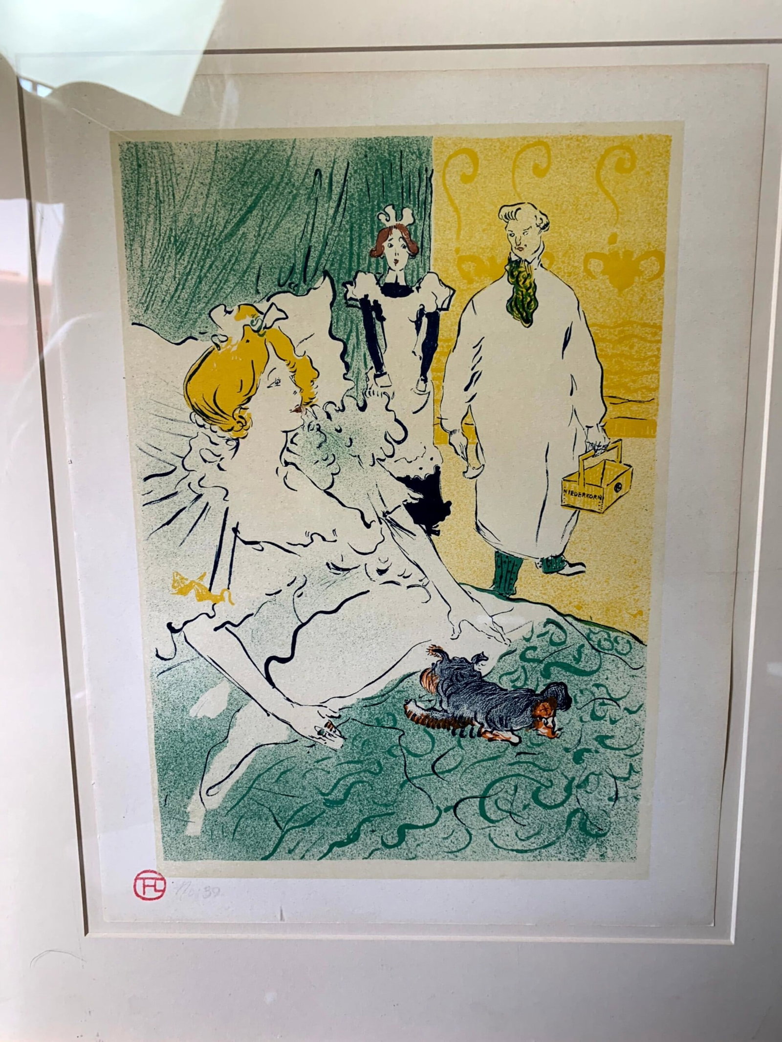 L'Artisan Moderne (1894) 17x20 French Lithograph - Framed (Early Reissue) (1 of 5)