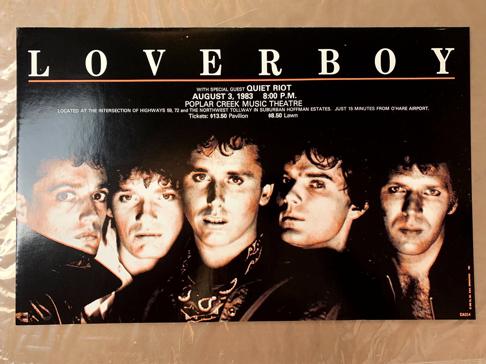 Loverboy/Springfield (1982) 13x20 US Concert Posters x2 (1 of 6)