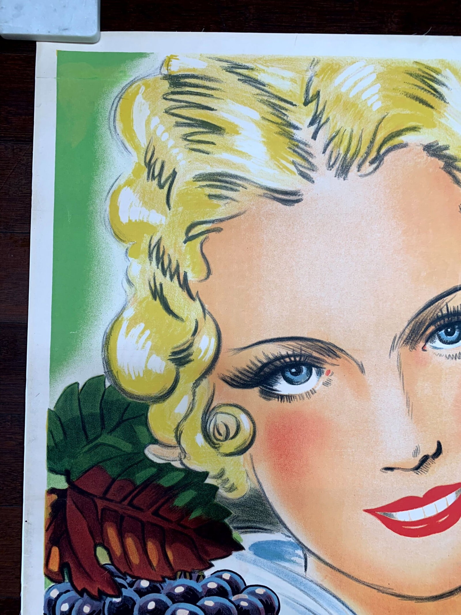 Byrrh - Art by Raoul Auger (1933) 37.5x45.75 French Litho Poster LB - 2