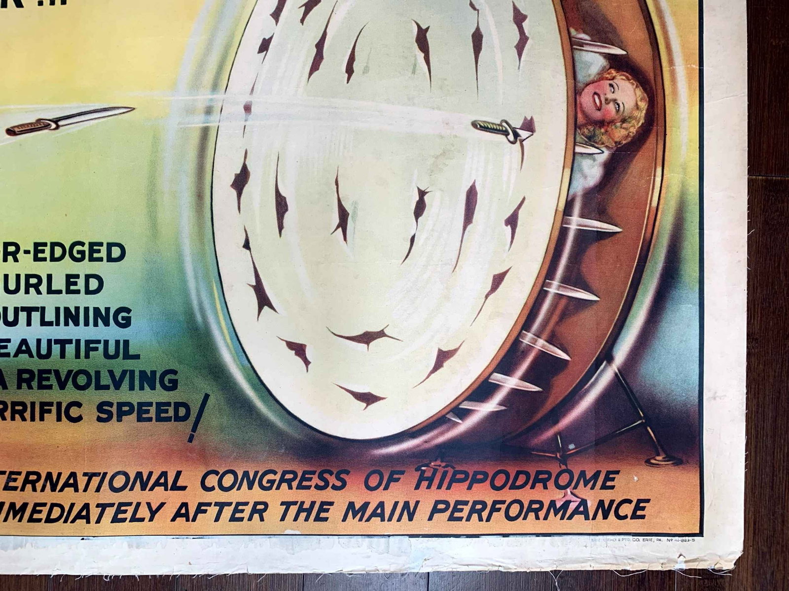 Ringling Bros and Barnum Circus - The Gibsons (1920's) 28x41 US Circus Poster Banner - 4