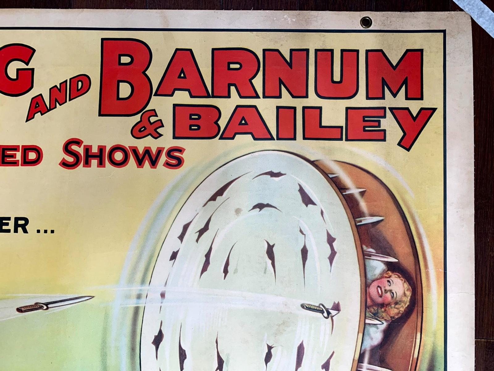 Ringling Bros and Barnum Circus - The Gibsons (1920's) 28x41 US Circus Poster Banner - 5