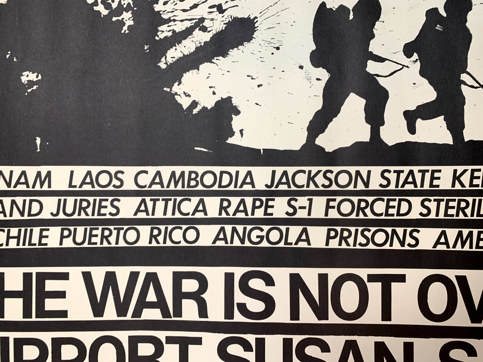 Support Susan Saxe (1975) 16x21 US Protest Poster - 3