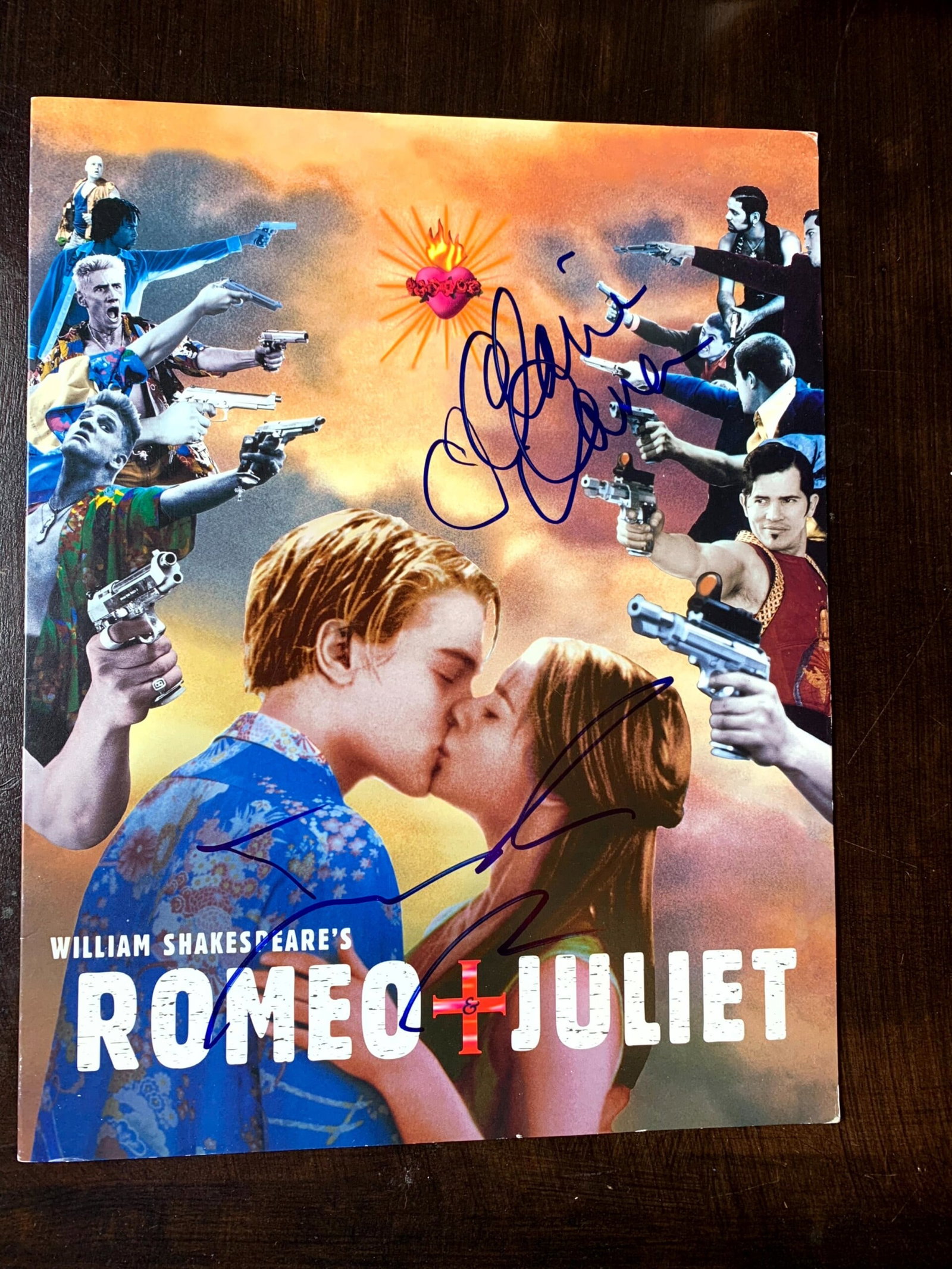 Romeo & Juliet (1996) 9x11.5 Iconographs Certified Signed Movie Poster (1 of 5)