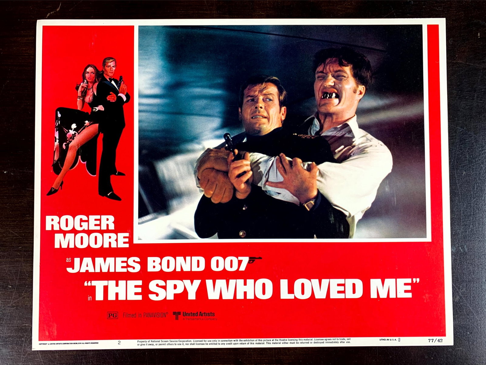 The Spy Who Loved Me - James Bond (1977) (x7) US Lobby Card Movie Posters (1 of 8)