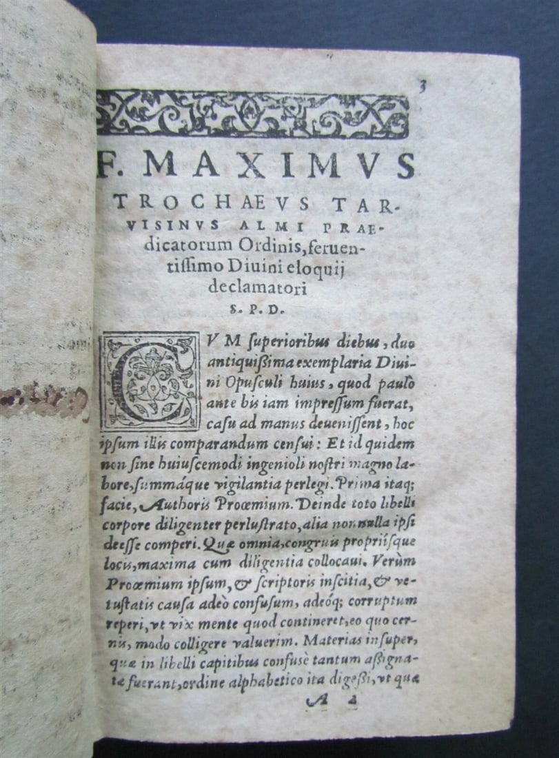 1574 BIBLE OF THE POOR Nicolas de Hanappes antique Virtutum vitiorum que exempla - 3